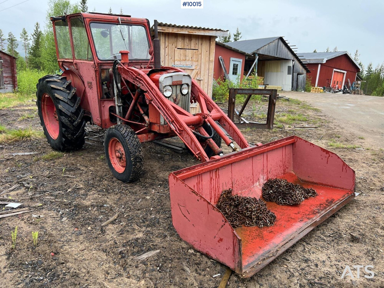 VALMET 565 Tractor with bucket (VIDEO) - Tractor: foto 4 VALMET 565 Tractor with bucket (VIDEO) - Tractor: foto 4