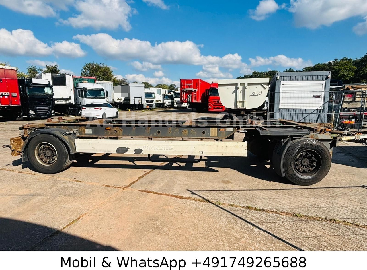 Krone AZW 18 BDF Drehschermel*Scheibenbremsen/VollLuft - Remolque portacontenedore/ Intercambiable: foto 2 Krone AZW 18 BDF Drehschermel*Scheibenbremsen/VollLuft - Remolque portacontenedore/ Intercambiable: foto 2