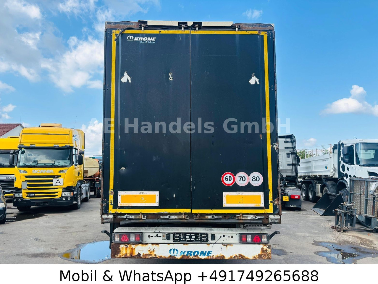 Krone SD *Edscha / Tautliner / 1.Liftachse / CodeXL - Semirremolque lona: foto 4 Krone SD *Edscha / Tautliner / 1.Liftachse / CodeXL - Semirremolque lona: foto 4