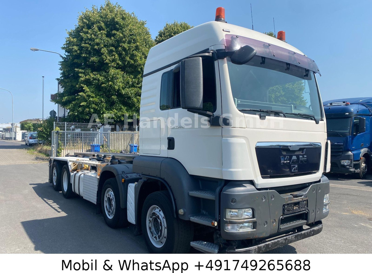MAN TGS 35.440 XLX BL 8x2 Silo *Retarder/Lenk+Lift - Camión multibasculante, Camión grúa: foto 1 MAN TGS 35.440 XLX BL 8x2 Silo *Retarder/Lenk+Lift - Camión multibasculante, Camión grúa: foto 1