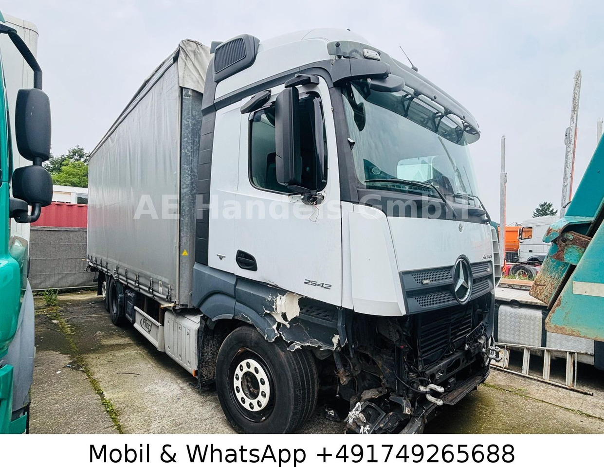 Mercedes-Benz Actros IV 2642 L LL 6x2*Retarder/Standklima/Lift - Camión lona: foto 1 Mercedes-Benz Actros IV 2642 L LL 6x2*Retarder/Standklima/Lift - Camión lona: foto 1