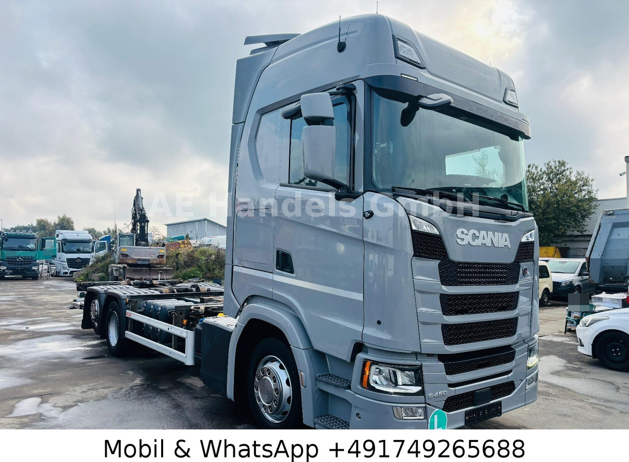 Scania S450 HighLine BDF *Retarder/Lenk+Lift/Multi/LBW - Camión portacontenedore/ Intercambiable: foto 1 Scania S450 HighLine BDF *Retarder/Lenk+Lift/Multi/LBW - Camión portacontenedore/ Intercambiable: foto 1