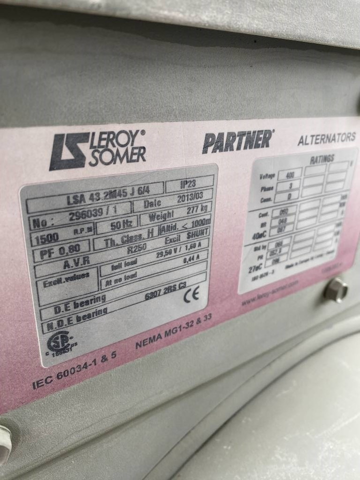 Generador industriale Atlas Copco QAX 60 - Carte Grise Françaises endommagé: foto 10 Generador industriale Atlas Copco QAX 60 - Carte Grise Françaises endommagé: foto 10