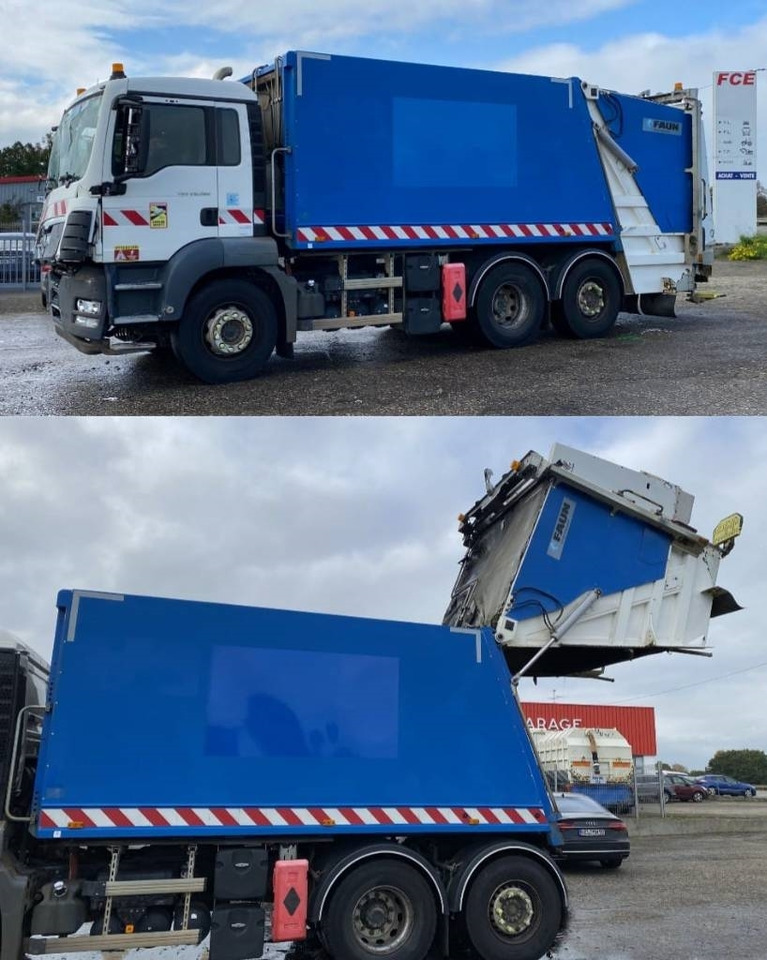 MAN TGS 26.360-6x2 FAUN VR5Z/ZÖLLER endommagé  - Camión de basura: foto 2 MAN TGS 26.360-6x2 FAUN VR5Z/ZÖLLER endommagé  - Camión de basura: foto 2