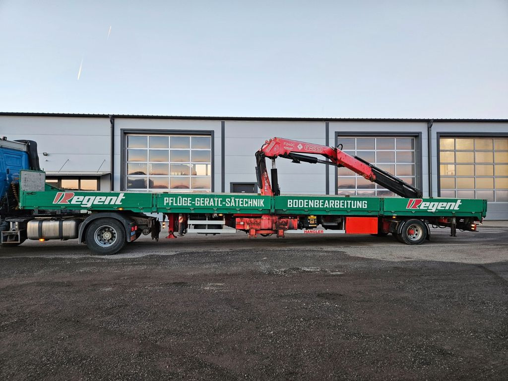 Hangler Kran Fassi F 240 Funk - Semirremolque plataforma/ Caja abierta: foto 2 Hangler Kran Fassi F 240 Funk - Semirremolque plataforma/ Caja abierta: foto 2