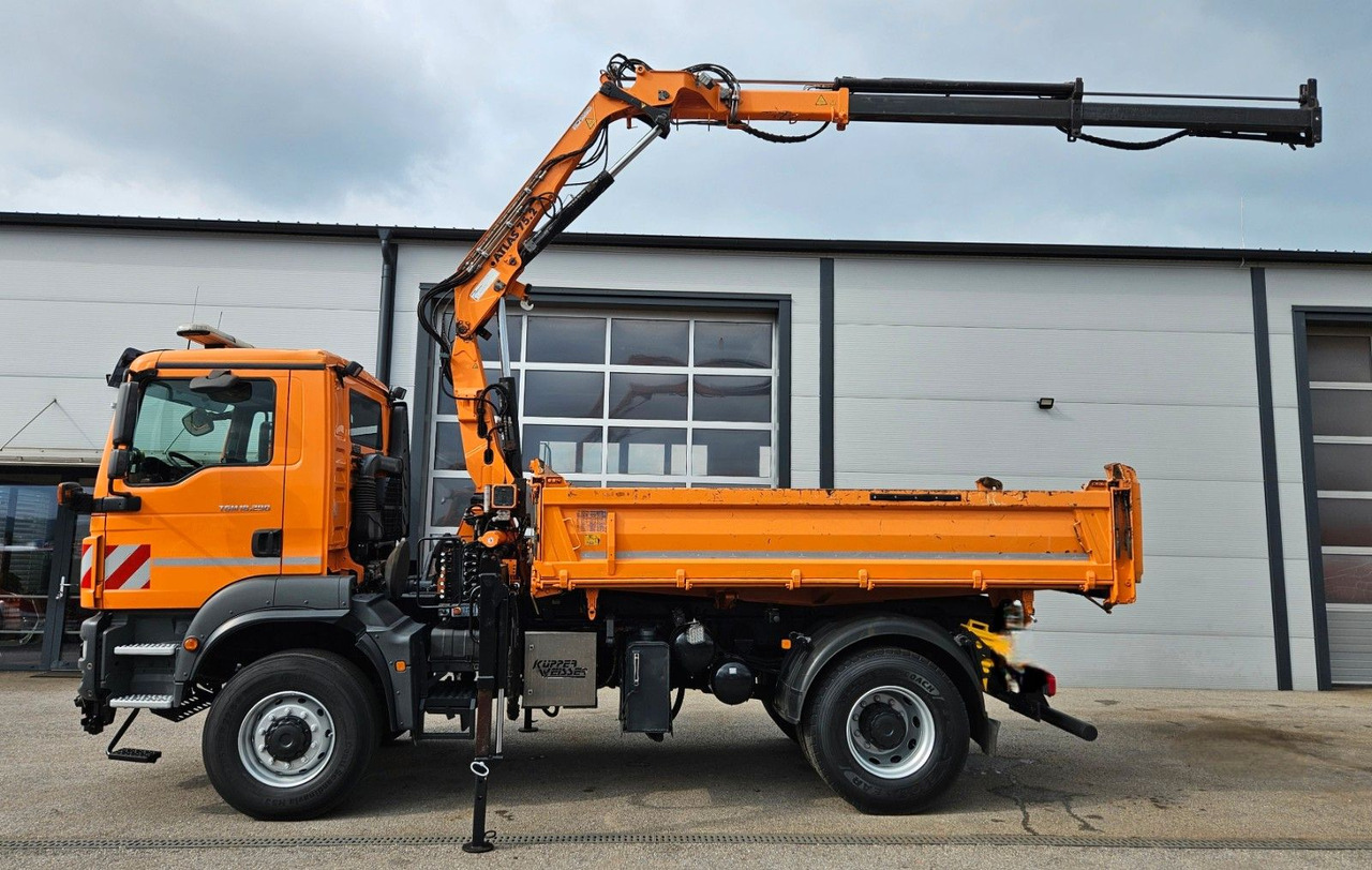 MAN TGM 18.290 4x4 Atlas 75.2 Kran Funk Euro6 - Camión volquete, Camión grúa: foto 2 MAN TGM 18.290 4x4 Atlas 75.2 Kran Funk Euro6 - Camión volquete, Camión grúa: foto 2