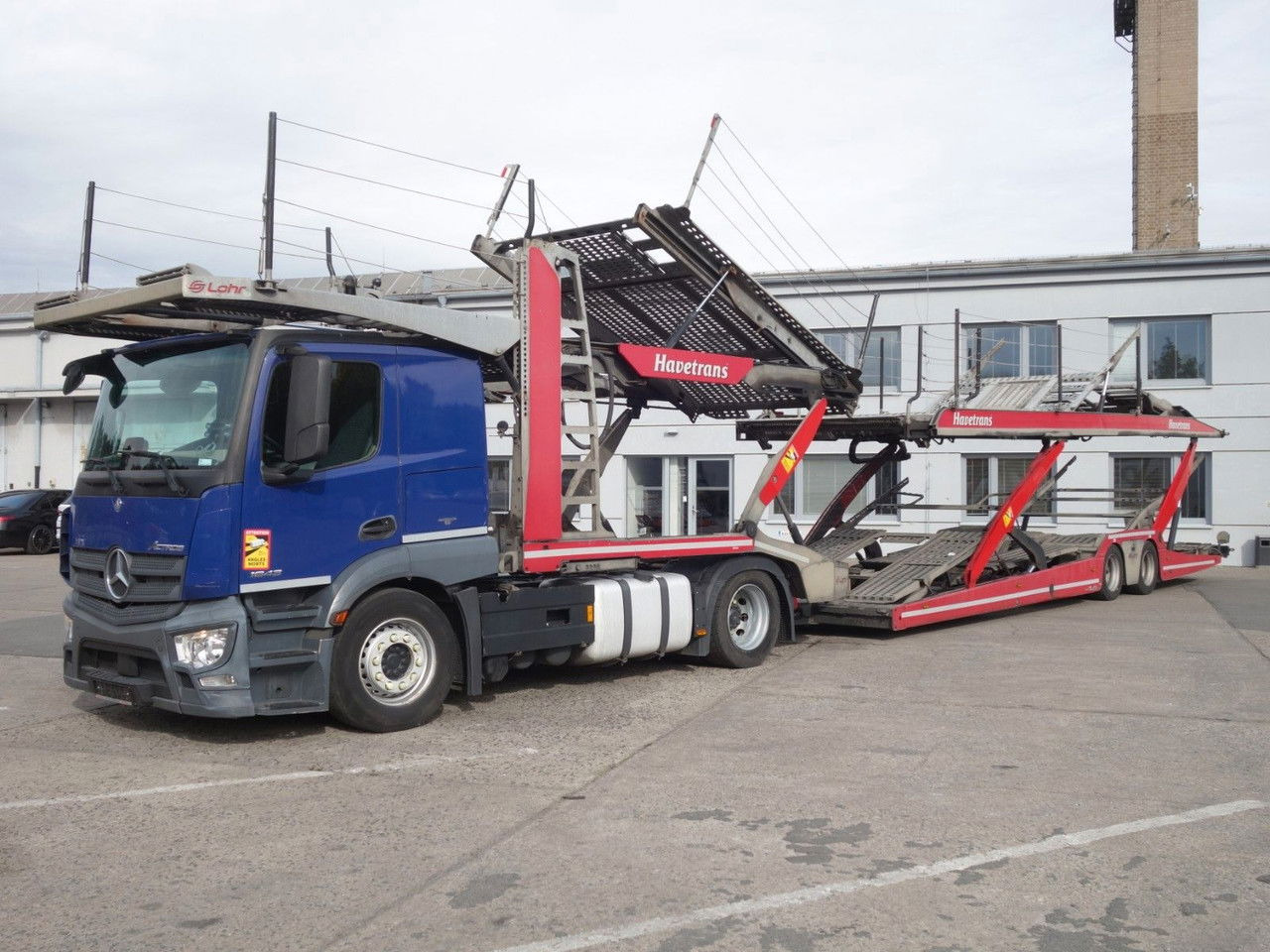 Mercedes-Benz Actros 1843 mit Euro Lohr, Retarder, VDI Certifi - Camión portavehículos: foto 2 Mercedes-Benz Actros 1843 mit Euro Lohr, Retarder, VDI Certifi - Camión portavehículos: foto 2