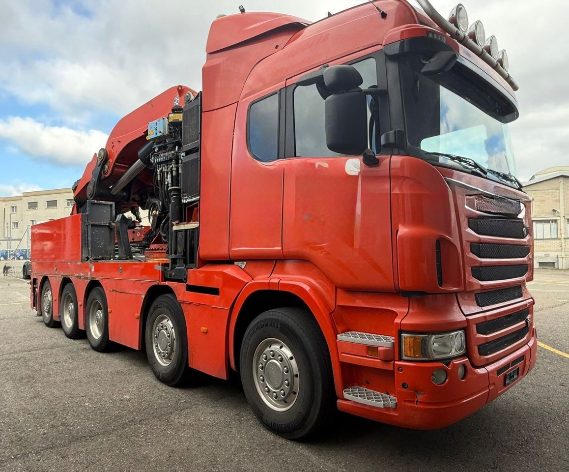 Scania R500 V8 LB10x4, E5, Effer 1750 8S, FLYJIB, 44m - Camión grúa: foto 1 Scania R500 V8 LB10x4, E5, Effer 1750 8S, FLYJIB, 44m - Camión grúa: foto 1
