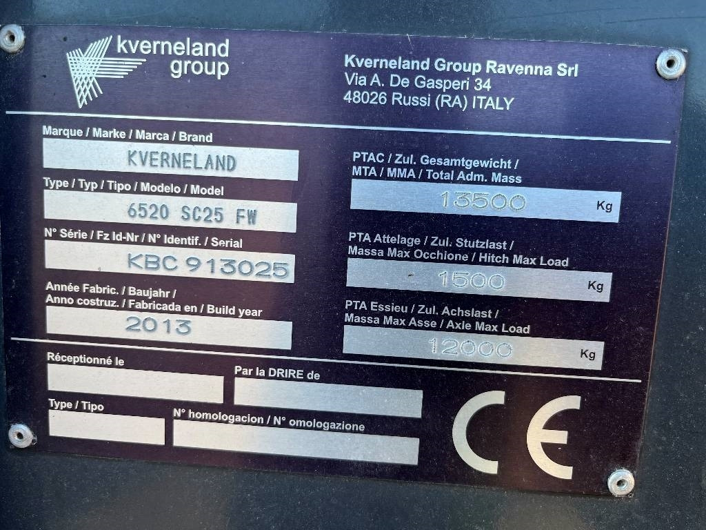 Kverneland 6520 SC25 FW Dismantled. Only spare parts - Rotoempacadora: foto 3 Kverneland 6520 SC25 FW Dismantled. Only spare parts - Rotoempacadora: foto 3