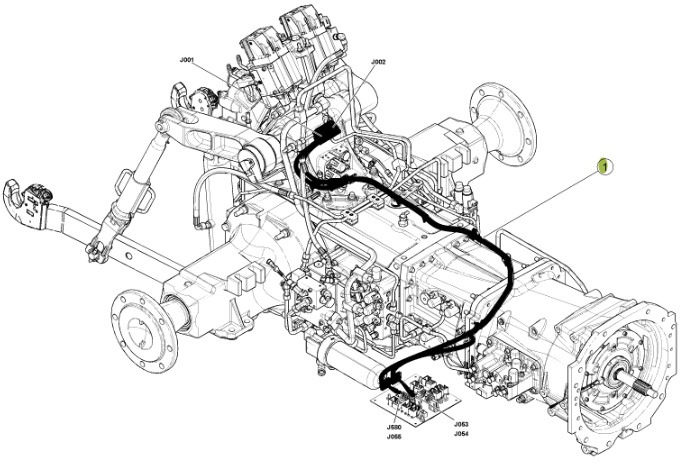 Claas Arion 550-520 650-620 - kabel wiązka elektryczna 0021500712 - Cables/ Alambres para Tractor: foto 2 Claas Arion 550-520 650-620 - kabel wiązka elektryczna 0021500712 - Cables/ Alambres para Tractor: foto 2