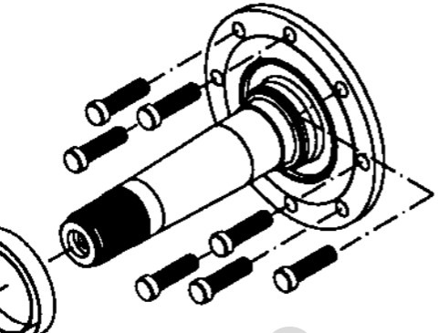 Fendt 414 415 Vario Wał Tylnej Osi Zwolnicy 404150150010 - Mando final para Maquinaria agrícola: foto 1 Fendt 414 415 Vario Wał Tylnej Osi Zwolnicy 404150150010 - Mando final para Maquinaria agrícola: foto 1