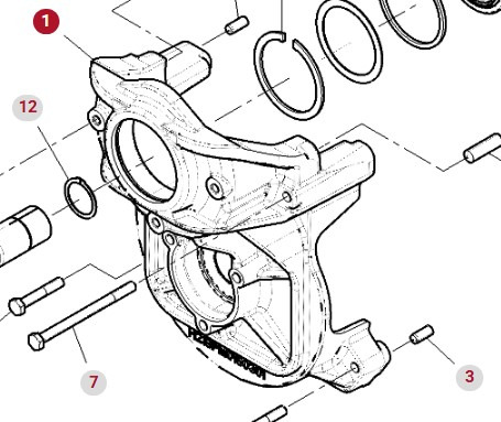 Fendt 930 933 936 939 942 Vario Gen 6 Obudowa WOM Jarzmo CZĘŚCI H218PF050036A - Transmisión para Tractor: foto 1 Fendt 930 933 936 939 942 Vario Gen 6 Obudowa WOM Jarzmo CZĘŚCI H218PF050036A - Transmisión para Tractor: foto 1