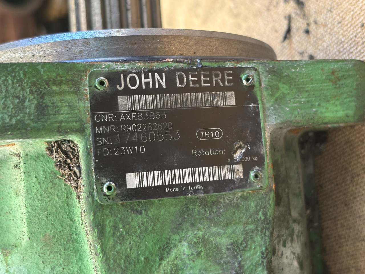 John Deere 8200 8300 8400 8500 Silnik hydrauliczny AXE83863 - Motor hidráulico para Maquinaria agrícola: foto 4 John Deere 8200 8300 8400 8500 Silnik hydrauliczny AXE83863 - Motor hidráulico para Maquinaria agrícola: foto 4