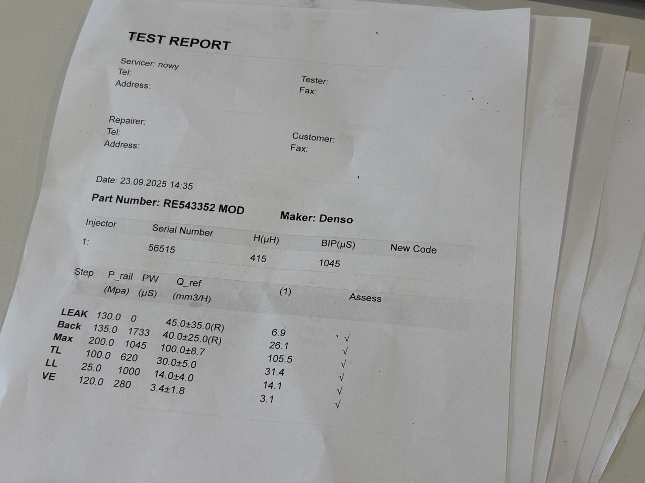 John Deere 9.0L HPCR RE543352 Wtryskiwacz Wtryskiwacze 095000-0610 RE543605 0610 PO REGENERACJI - Inyector para Maquinaria agrícola: foto 5 John Deere 9.0L HPCR RE543352 Wtryskiwacz Wtryskiwacze 095000-0610 RE543605 0610 PO REGENERACJI - Inyector para Maquinaria agrícola: foto 5
