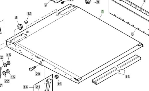 John Deere 9780CTS 9780HM 9780 CTS Rama Rozrzutnika Słomy Plew AH137975 - Bastidor/ Chasis para Maquinaria agrícola: foto 1 John Deere 9780CTS 9780HM 9780 CTS Rama Rozrzutnika Słomy Plew AH137975 - Bastidor/ Chasis para Maquinaria agrícola: foto 1