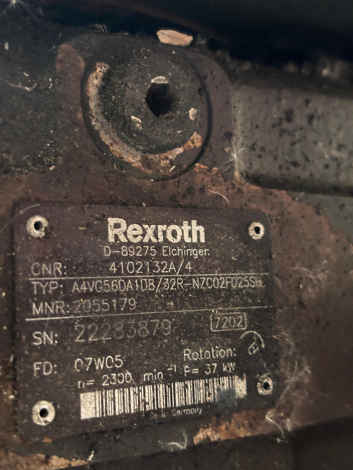 Rexroth 4102132A Pompa Hydrauliczna 4102132A/4, 4117935A/3 A4VG56DA1D8 - Bomba hidráulica para Maquinaria agrícola: foto 3 Rexroth 4102132A Pompa Hydrauliczna 4102132A/4, 4117935A/3 A4VG56DA1D8 - Bomba hidráulica para Maquinaria agrícola: foto 3