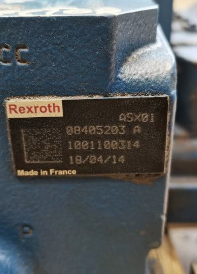 Rozdzielacz rexroth ASX01 deutz fahr Agrovector - Hidráulica para Camión: foto 2 Rozdzielacz rexroth ASX01 deutz fahr Agrovector - Hidráulica para Camión: foto 2