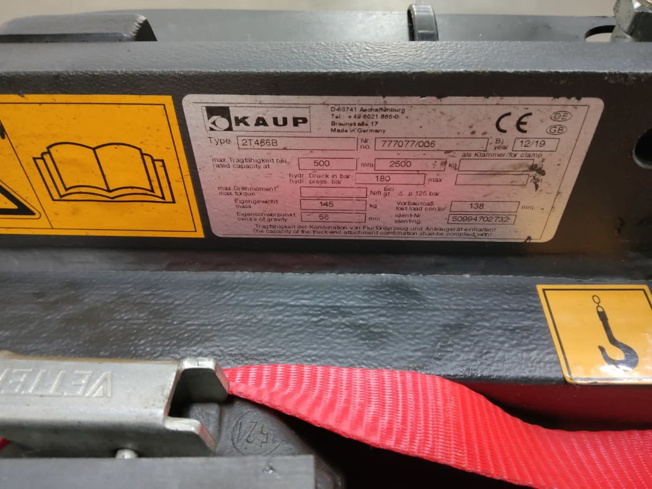 Kaup 2T466B - Implemento para Equipo de manutención: foto 2 Kaup 2T466B - Implemento para Equipo de manutención: foto 2