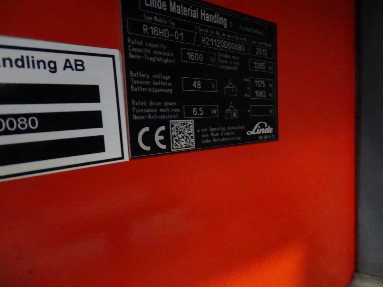 Linde R16HD-01 - Retráctil: foto 5 Linde R16HD-01 - Retráctil: foto 5