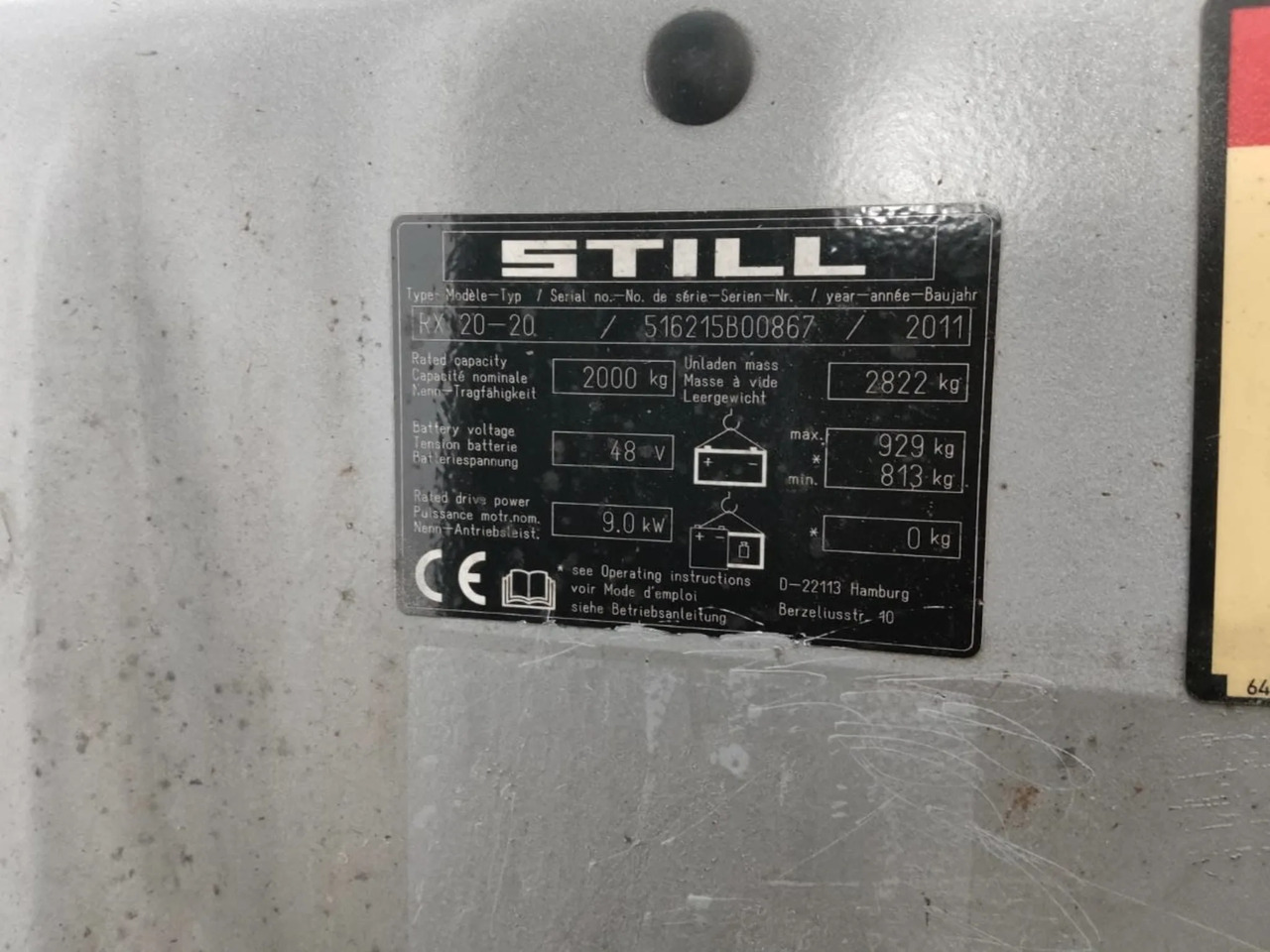 STILL RX20-20/DriveIn - Carretilla elevadora eléctrica: foto 5 STILL RX20-20/DriveIn - Carretilla elevadora eléctrica: foto 5