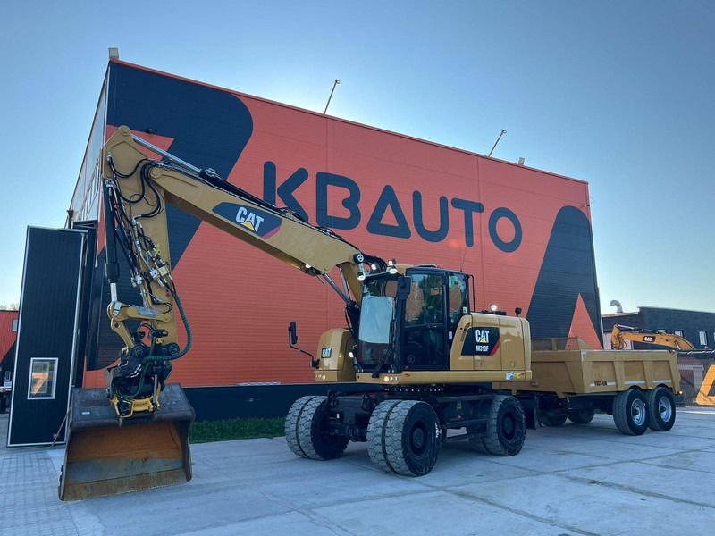 Caterpillar M 318 F ROTOTILT / CENTRAL LUBRICATION / AC - Excavadora de ruedas: foto 1 Caterpillar M 318 F ROTOTILT / CENTRAL LUBRICATION / AC - Excavadora de ruedas: foto 1