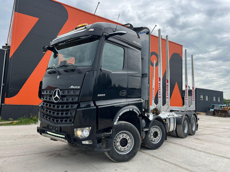 Mercedes-Benz Arocs 3263 8x4 FULL STEEL - Camión forestal, Camión grúa: foto 2 Mercedes-Benz Arocs 3263 8x4 FULL STEEL - Camión forestal, Camión grúa: foto 2