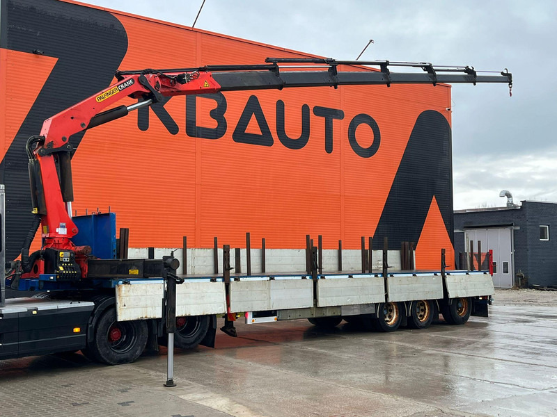 Nordic TRAILER S345 PALFINGER PK23002 / PLATFORM L=12324 mm - Semirremolque plataforma/ Caja abierta: foto 1 Nordic TRAILER S345 PALFINGER PK23002 / PLATFORM L=12324 mm - Semirremolque plataforma/ Caja abierta: foto 1