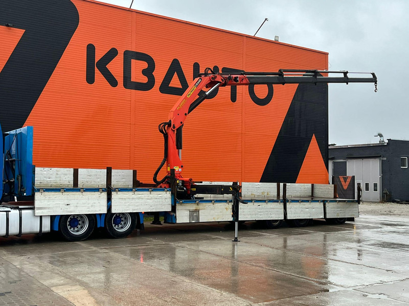 Tyllis Jumbo 3JPA PALFINGER PK23500 / PLATFORM L=9069 mm + 4419 mm - Semirremolque plataforma/ Caja abierta: foto 1 Tyllis Jumbo 3JPA PALFINGER PK23500 / PLATFORM L=9069 mm + 4419 mm - Semirremolque plataforma/ Caja abierta: foto 1