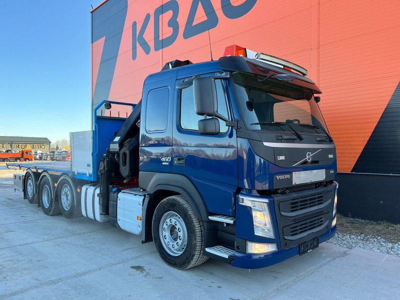 Volvo FM 460 8x2*6 HIAB 302E-6 / PLATFORM L=6720 mm - Camión caja abierta, Camión grúa: foto 3 Volvo FM 460 8x2*6 HIAB 302E-6 / PLATFORM L=6720 mm - Camión caja abierta, Camión grúa: foto 3