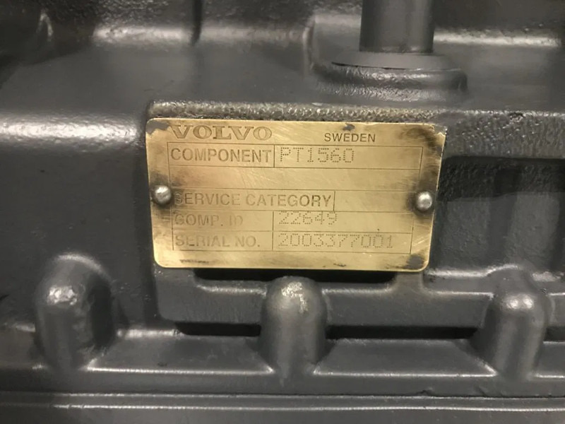 Volvo PT1560 22518, 22545, 22649 Rebuilt - Caja de cambios para Dúmper articulado: foto 4 Volvo PT1560 22518, 22545, 22649 Rebuilt - Caja de cambios para Dúmper articulado: foto 4