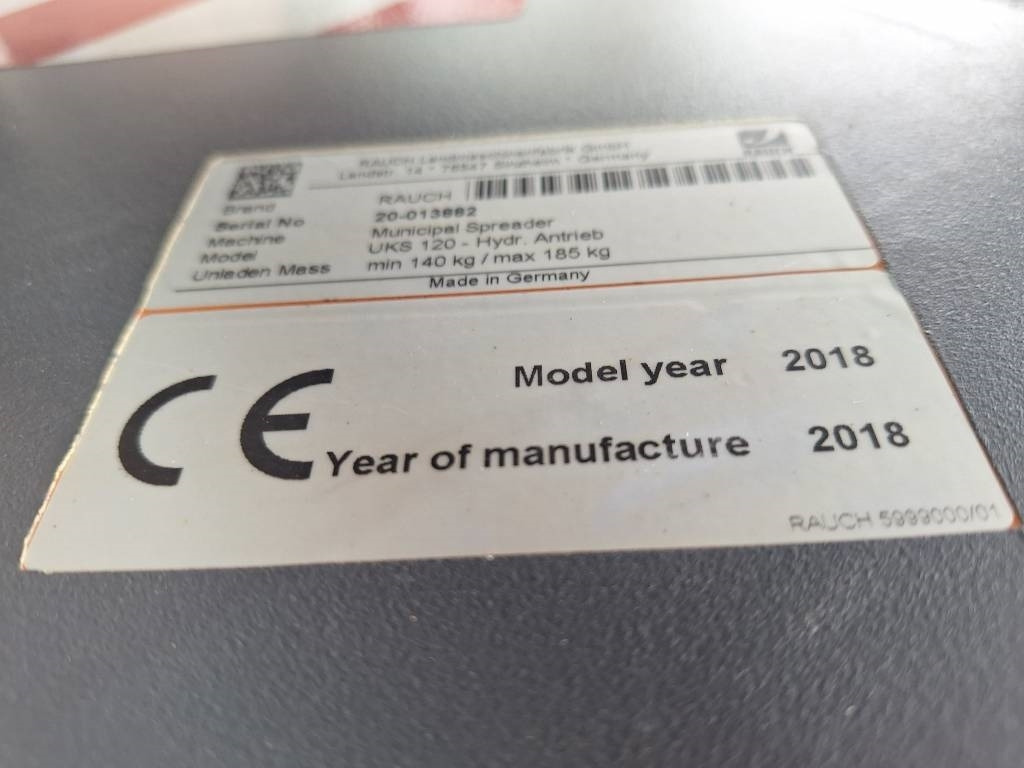 Esparcidor de sal para Vehículo municipal Rauch UKS 120: foto 7