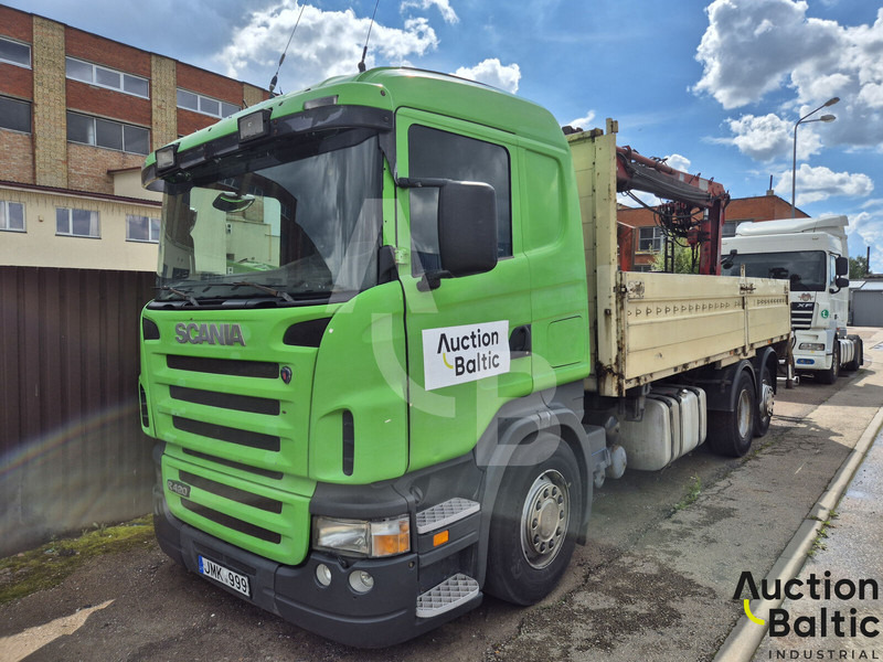 Scania R 420 - Camión caja abierta, Camión grúa: foto 1 Scania R 420 - Camión caja abierta, Camión grúa: foto 1