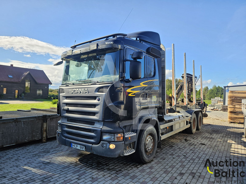 Scania R 480 LA - Remolque forestal: foto 1 Scania R 480 LA - Remolque forestal: foto 1