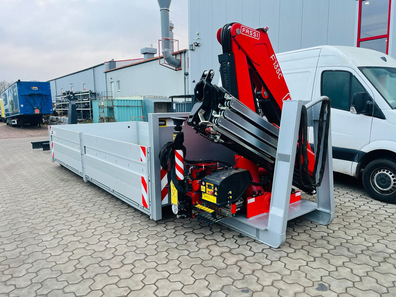 Container Krancontainer 6,5 m, Fassi Kran F135, - Contenedor de gancho: foto 2 Container Krancontainer 6,5 m, Fassi Kran F135, - Contenedor de gancho: foto 2