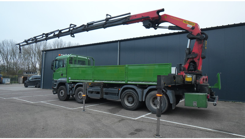 MAN TGS 41.460 8X4 OPEN BOX WITH PALFINGER PK 40002 EH CRANE 384.000KM - Camión grúa: foto 3 MAN TGS 41.460 8X4 OPEN BOX WITH PALFINGER PK 40002 EH CRANE 384.000KM - Camión grúa: foto 3