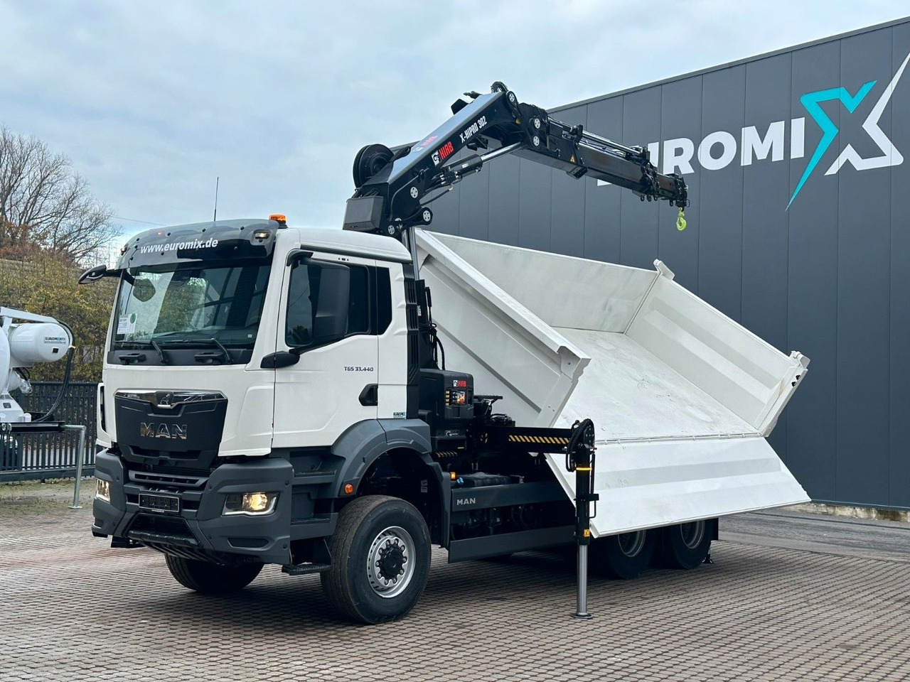 Camión volquete, Camión grúa MAN TGS 33.440 6x6 /3-Seiten- Kipper / Kran HIAB 302: foto 5