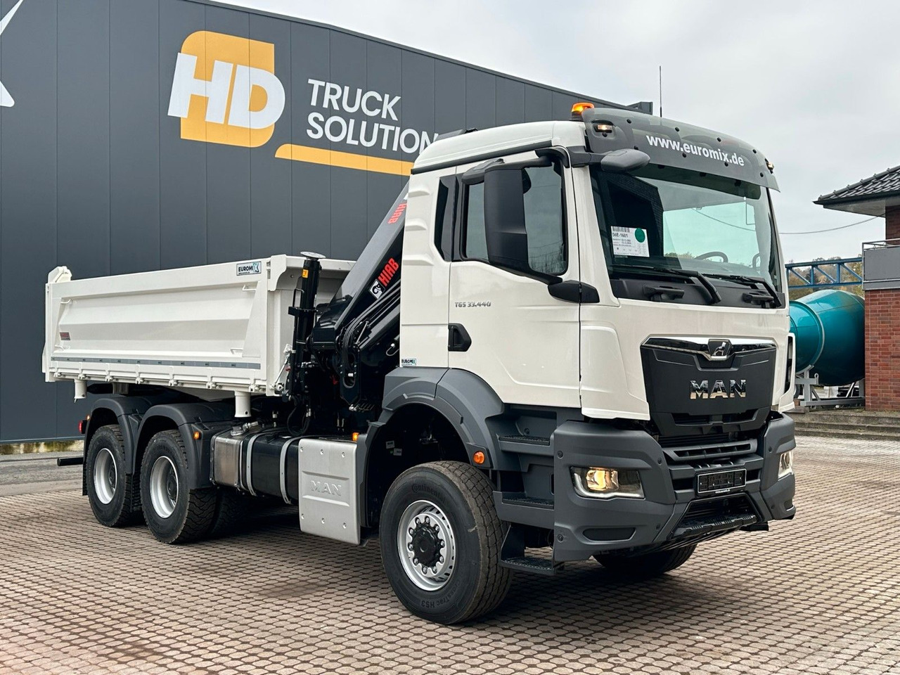 Camión volquete, Camión grúa MAN TGS 33.440 6x6 /3-Seiten- Kipper / Kran HIAB 302: foto 10