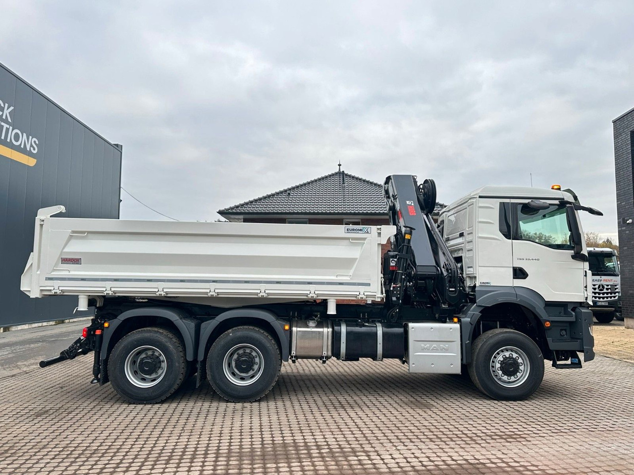 Camión volquete, Camión grúa MAN TGS 33.440 6x6 /3-Seiten- Kipper / Kran HIAB 302: foto 9