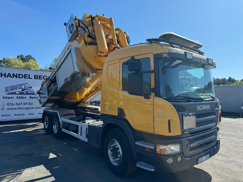 Scania P400 ADR, Combi Vacuum/Pressure 14m3 (2+4+8), 2009 - Limpieza de alcantarillado: foto 1 Scania P400 ADR, Combi Vacuum/Pressure 14m3 (2+4+8), 2009 - Limpieza de alcantarillado: foto 1