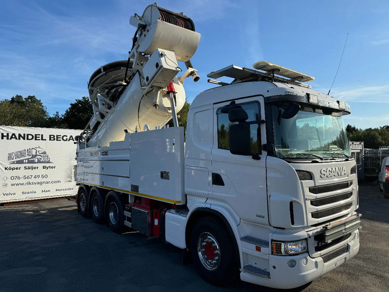 Scania R480 Vacuum / Sewer Jetter / Recycler, Euro 6, Super 2000 (16m3), 2013 - Limpieza de alcantarillado: foto 1 Scania R480 Vacuum / Sewer Jetter / Recycler, Euro 6, Super 2000 (16m3), 2013 - Limpieza de alcantarillado: foto 1