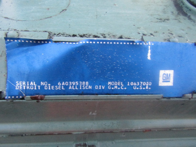 DETROIT 6-71 MODEL/1063-7000 SERIES SERIAL NO 6A-395388 310HP - Motor para Camión: foto 3 DETROIT 6-71 MODEL/1063-7000 SERIES SERIAL NO 6A-395388 310HP - Motor para Camión: foto 3