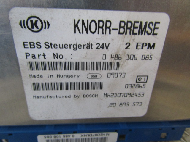 VOLVO FE EBS ECU P/NO 0486106 085 - Unidad de control para Camión: foto 2 VOLVO FE EBS ECU P/NO 0486106 085 - Unidad de control para Camión: foto 2