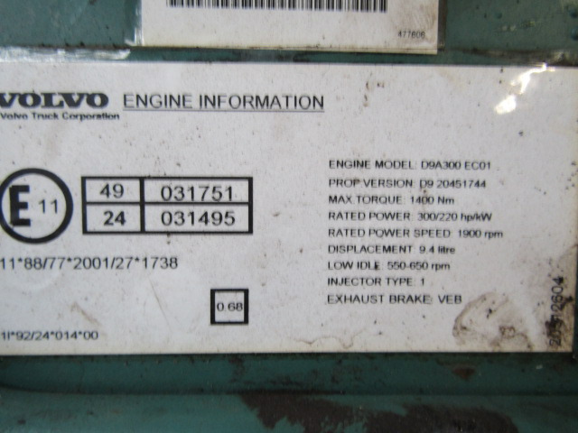 VOLVO FM9 D9A 300 ENGINE ECU EURO 3 - Unidad de control para Camión: foto 3 VOLVO FM9 D9A 300 ENGINE ECU EURO 3 - Unidad de control para Camión: foto 3