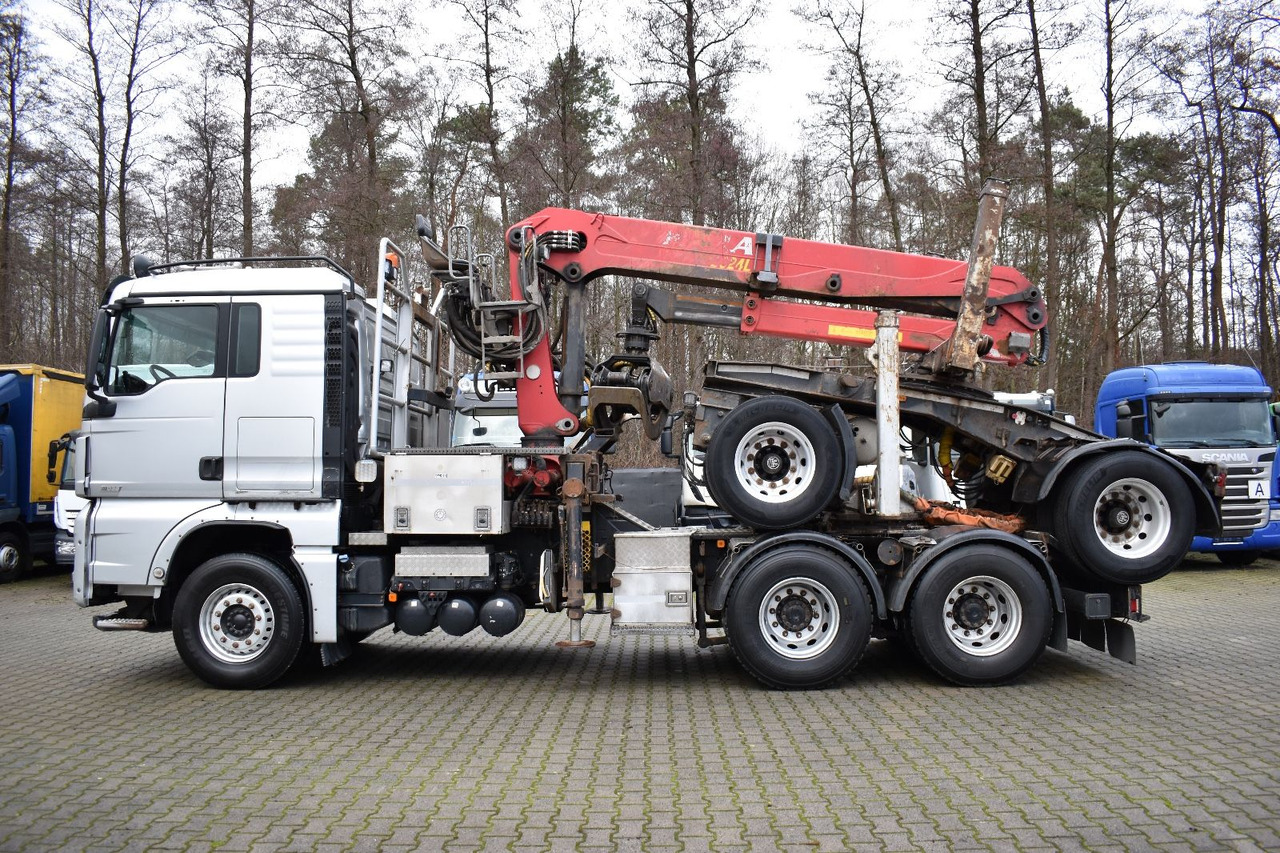 MAN TGX 26.580 LX 6x4/Langholz+Nachläufer/KESLA2024L - Camión grúa: foto 2 MAN TGX 26.580 LX 6x4/Langholz+Nachläufer/KESLA2024L - Camión grúa: foto 2