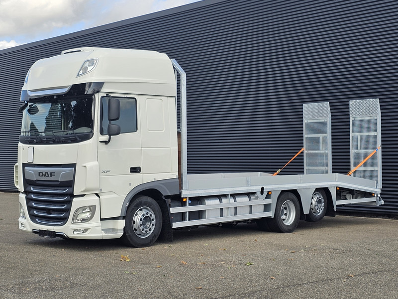 DAF XF 450 / OPRIJ - MACHINE TRANSPORT / 6x2 / EURO 6 - Grua de remolque autos: foto 1 DAF XF 450 / OPRIJ - MACHINE TRANSPORT / 6x2 / EURO 6 - Grua de remolque autos: foto 1