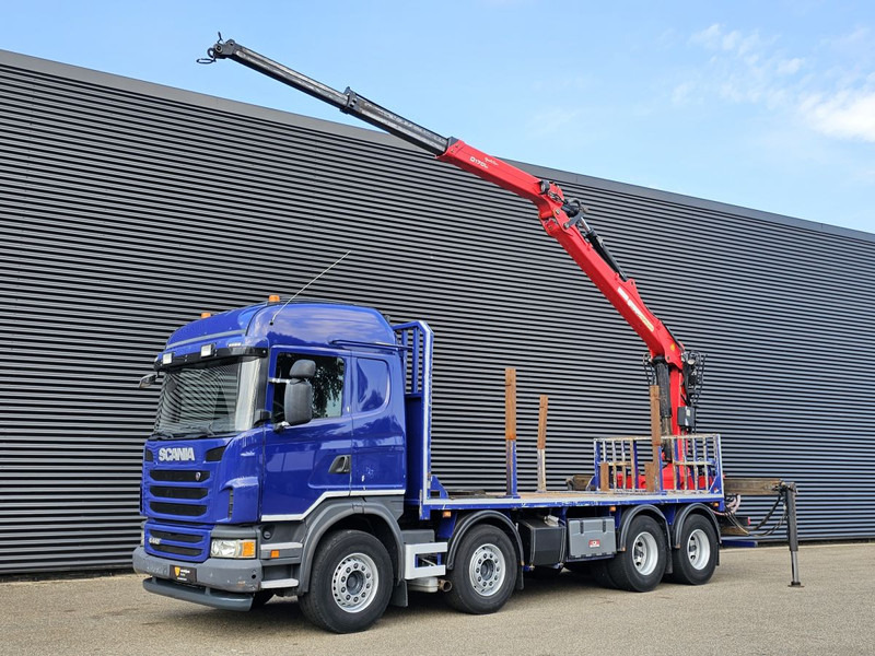 Scania G440 8x4 / RETARDER / PALFINGER-EPSILON CRANE - Camión caja abierta, Camión grúa: foto 1 Scania G440 8x4 / RETARDER / PALFINGER-EPSILON CRANE - Camión caja abierta, Camión grúa: foto 1