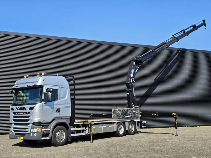 Scania R410 / 6x2*4 / HMF 40TM KRAN / CRANE - Camión grúa: foto 1 Scania R410 / 6x2*4 / HMF 40TM KRAN / CRANE - Camión grúa: foto 1