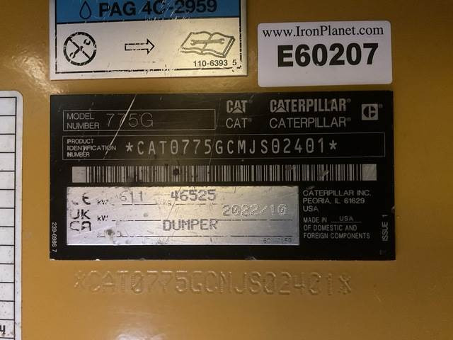 CAT 775G - Dúmper rígido: foto 5 CAT 775G - Dúmper rígido: foto 5