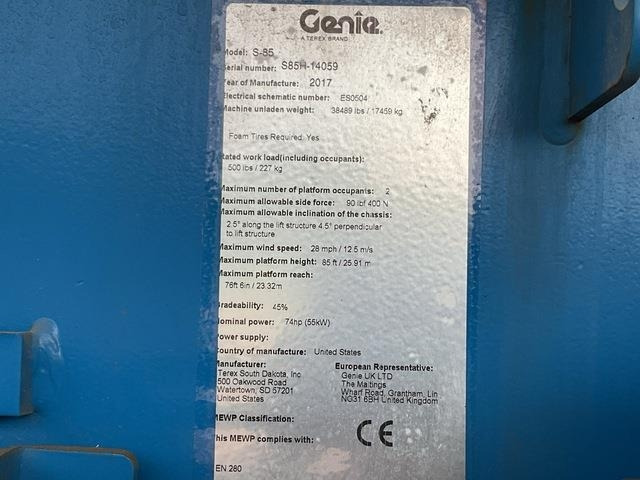 Genie S85 - Plataforma articulada: foto 5 Genie S85 - Plataforma articulada: foto 5