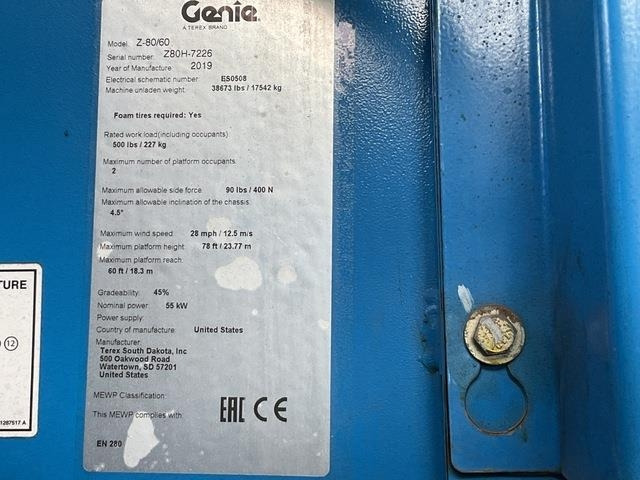 Genie Z80 - Plataforma articulada: foto 5 Genie Z80 - Plataforma articulada: foto 5